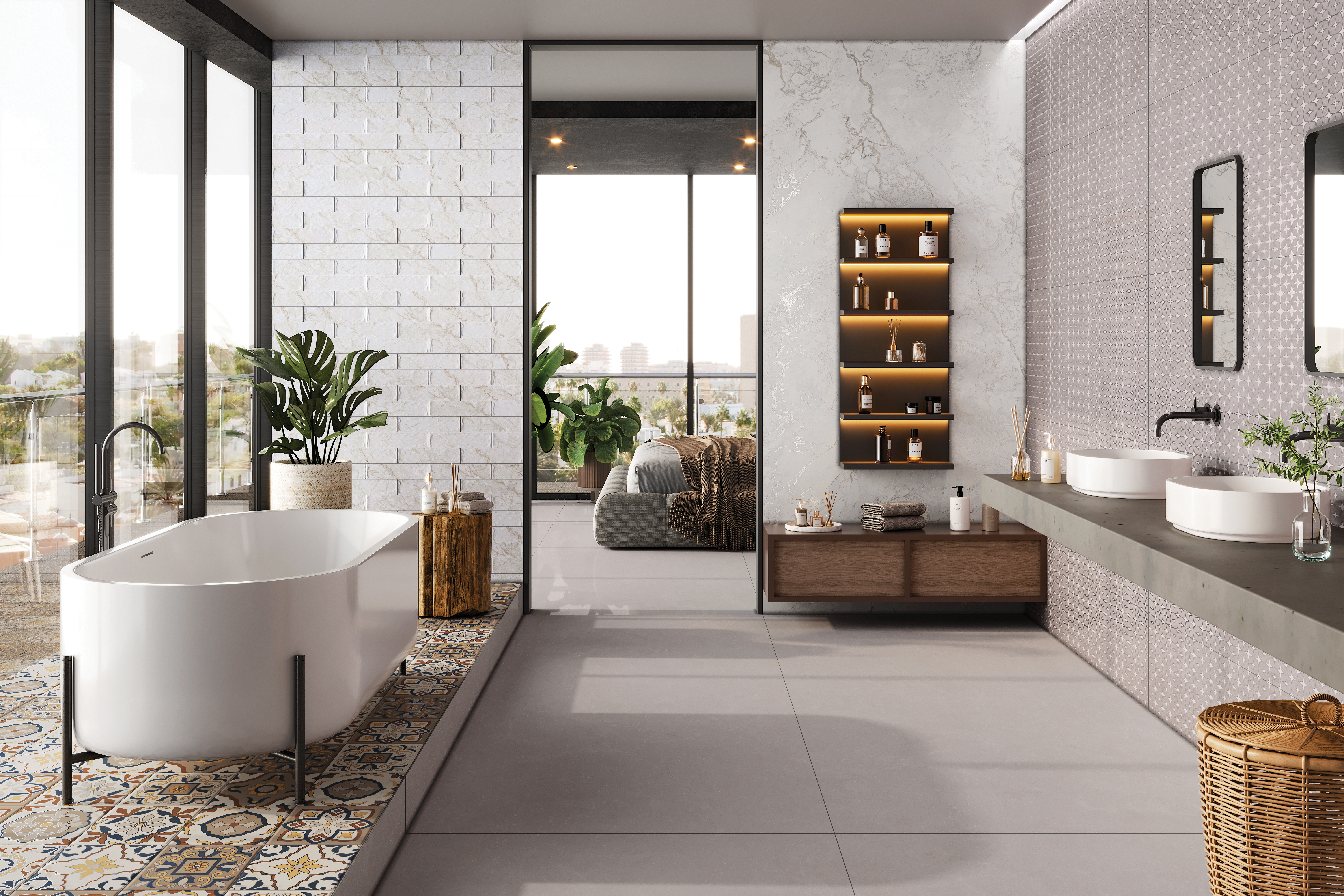 TURKISH ASH EL 180 QUILL SOFT GVT for Wall, Floor — Somany ELITA collection