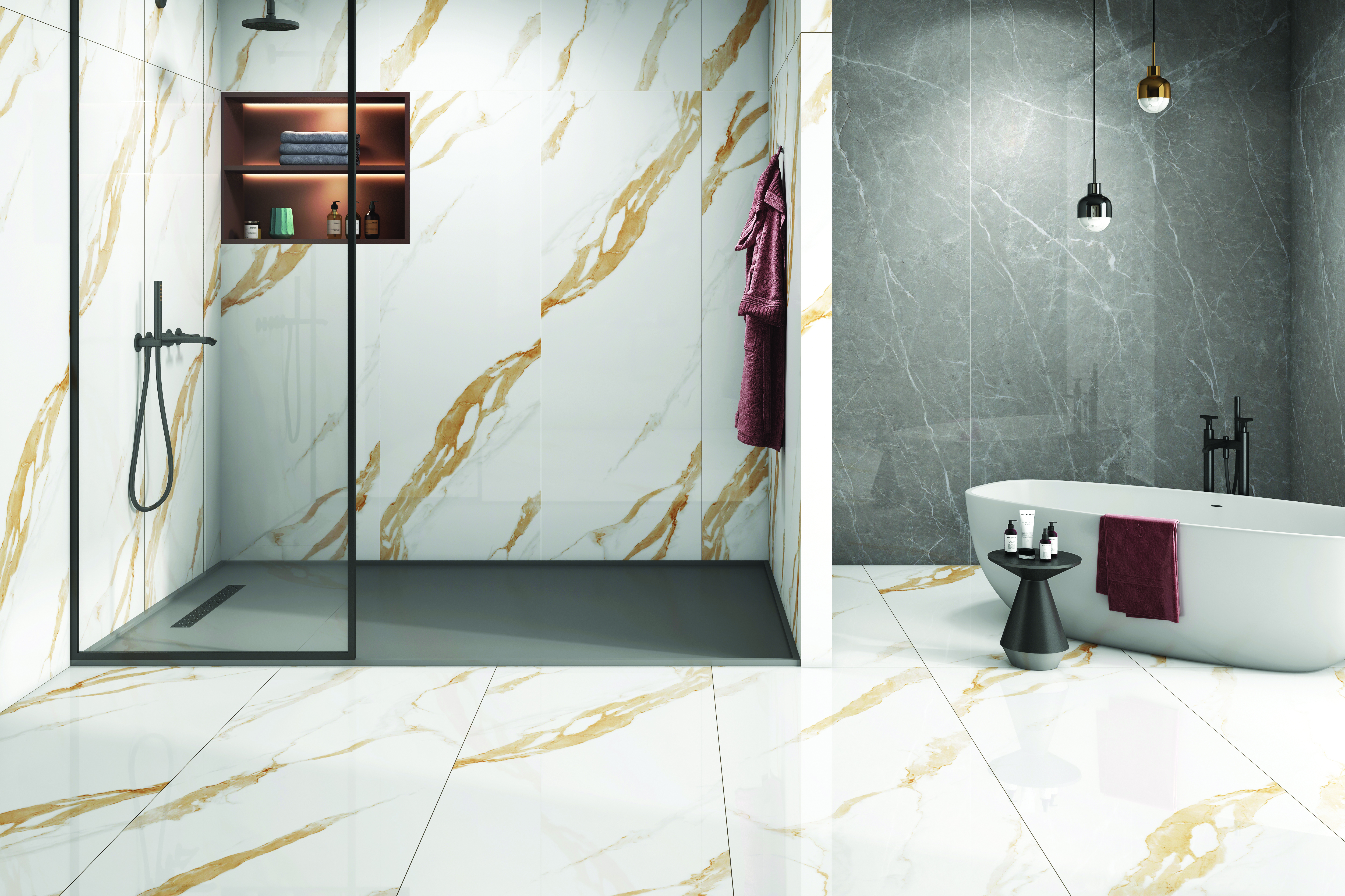 CALACATTA GOLD 24 V2 SLAB for Counter Top, Wall, Floor